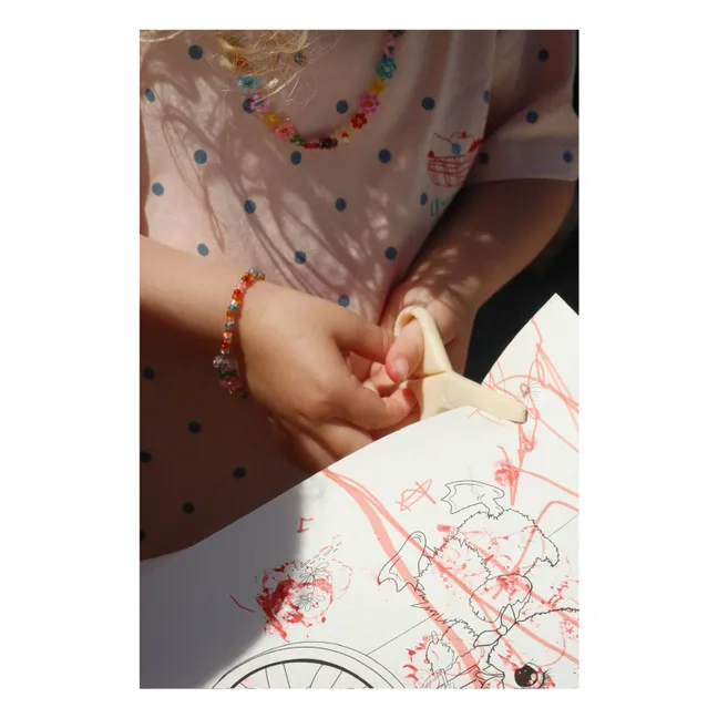 Organic cotton T-shirt and shorts | Pink