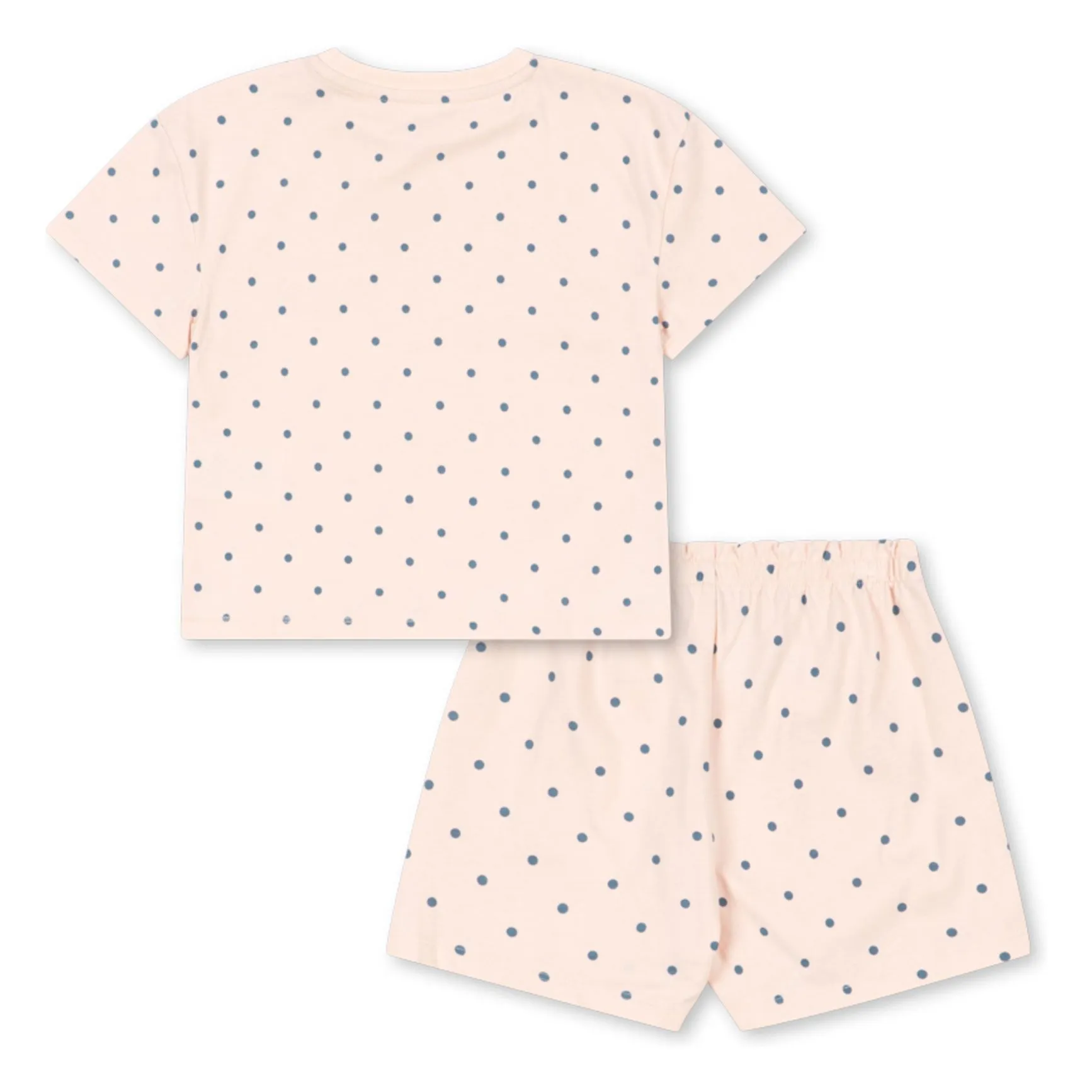 Camiseta y pantalón corto de algodón ecológico | Rosa- Imagen del producto n°4