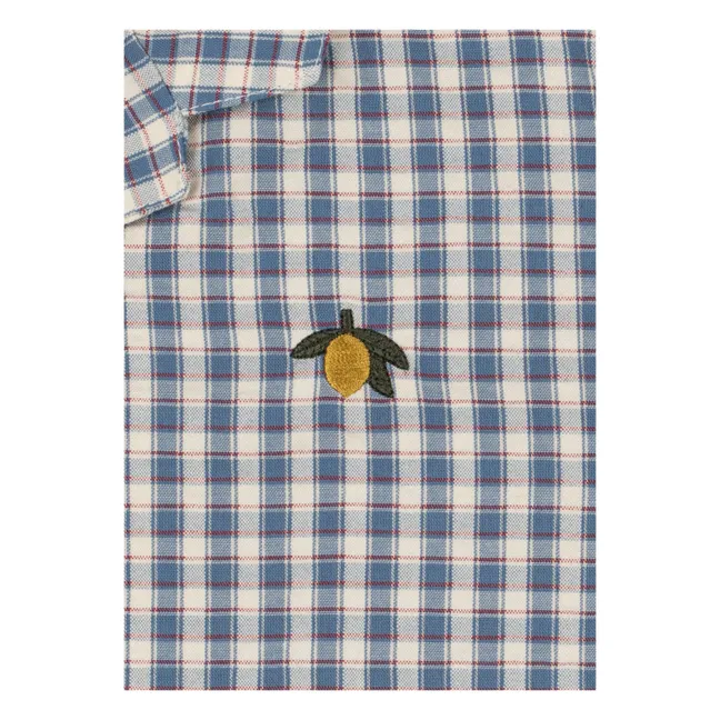 Kim Carreaux organic cotton shirt | Blue