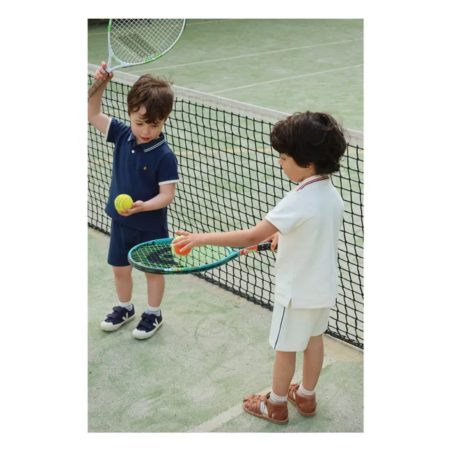 Polo Florian Coton Bio | Bleu marine