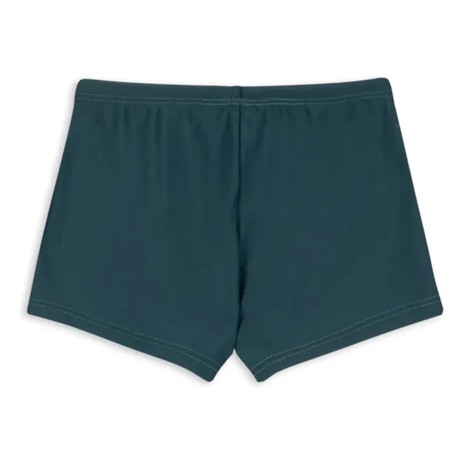 Florence Recycled Fiber Bath Shorts | Dark green