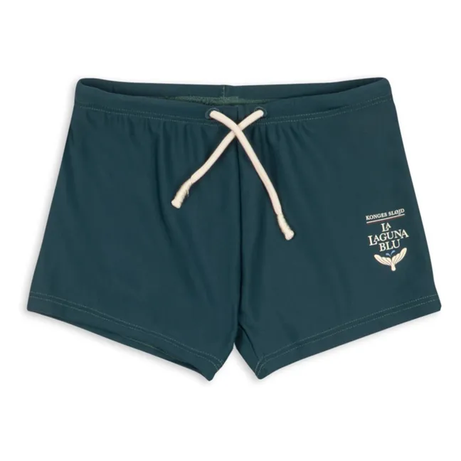 Florence Recycled Fiber Bath Shorts | Dark green