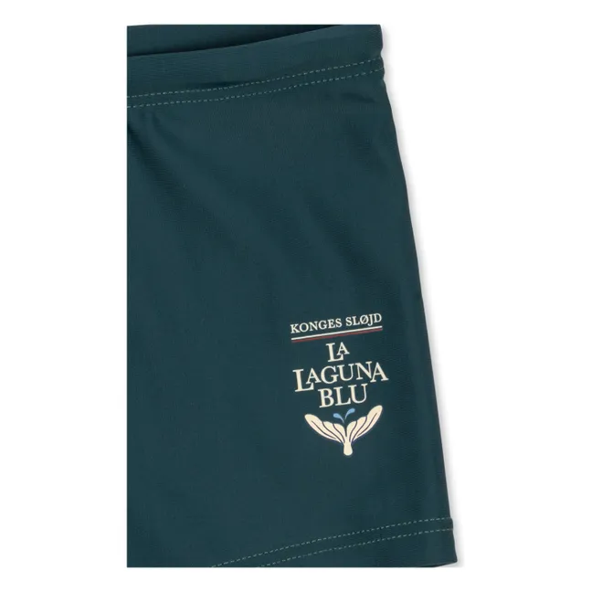 Florence Recycled Fiber Bath Shorts | Dark green