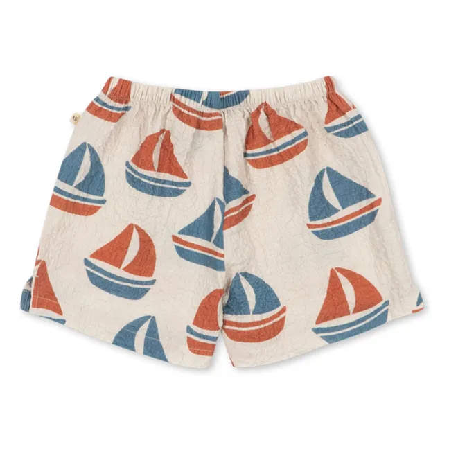 Elliot Bateaux organic cotton shorts | Beige