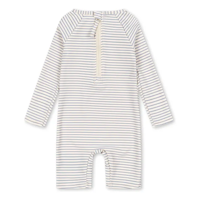 Bañador de rayas Aster con protección UV Fibras recicladas | Beige