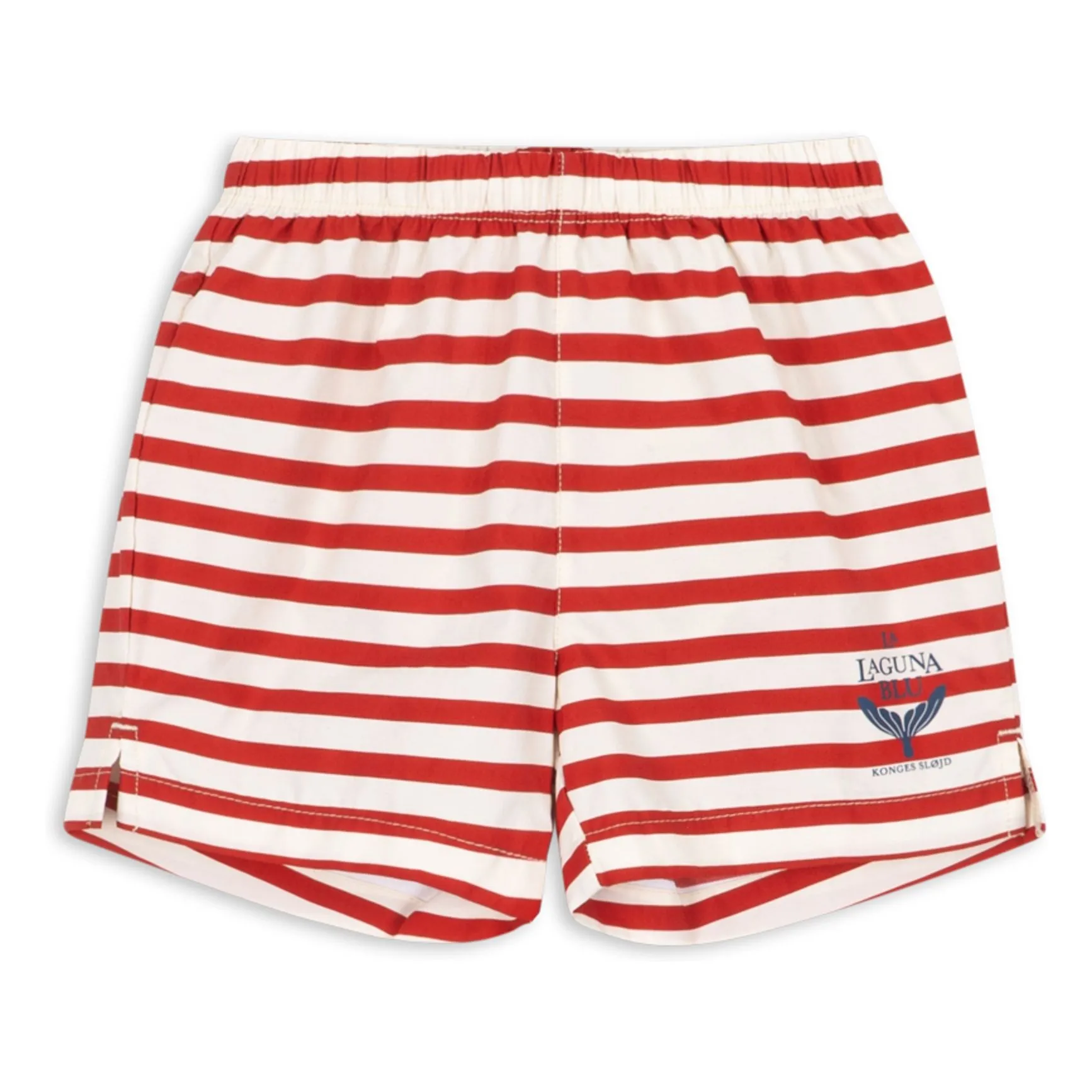Konges Sløjd Red Asnou Striped Recycled Fiber Swim Shorts