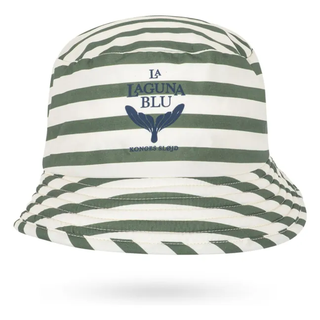 Bob Asnou Rayé Fibres Recyclées | Vert