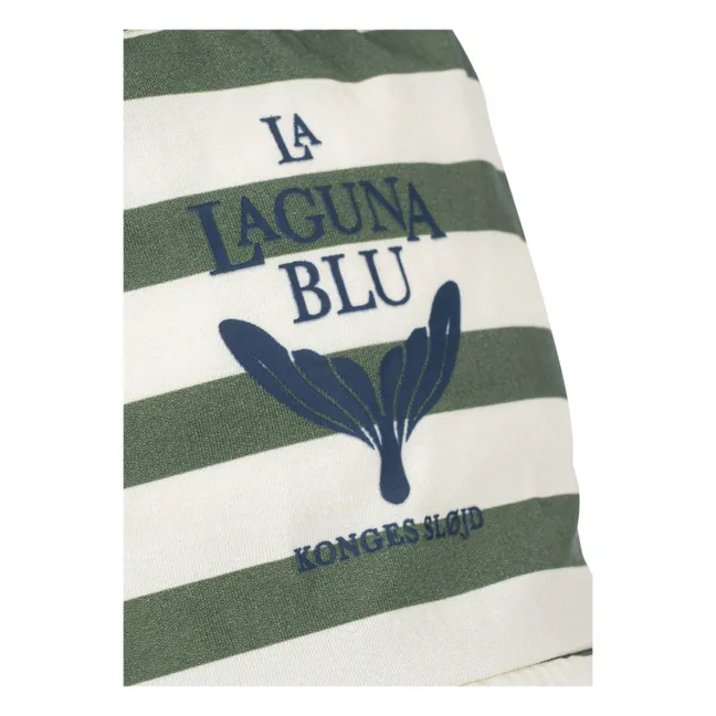 Bob Asnou Rayé Fibres Recyclées | Vert