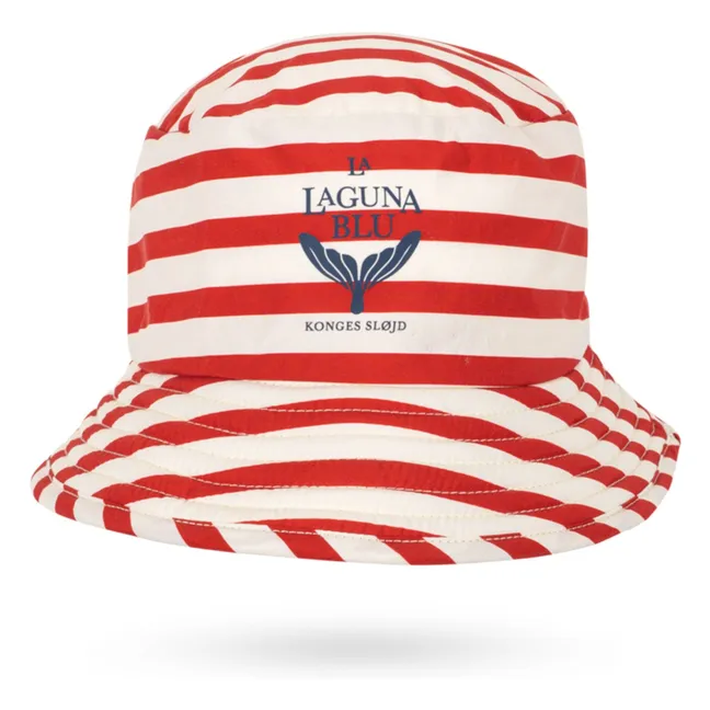 Bob Asnou Rayé Fibres Recyclées | Rouge