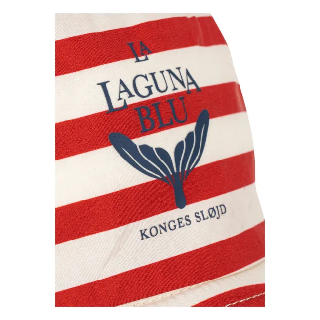 Bob Asnou Rayé Fibres Recyclées | Rouge