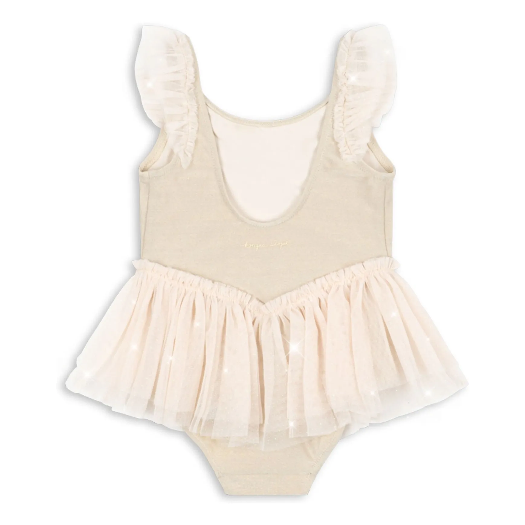 Traje de baño de tul Amandine | Crema- Imagen del producto n°4