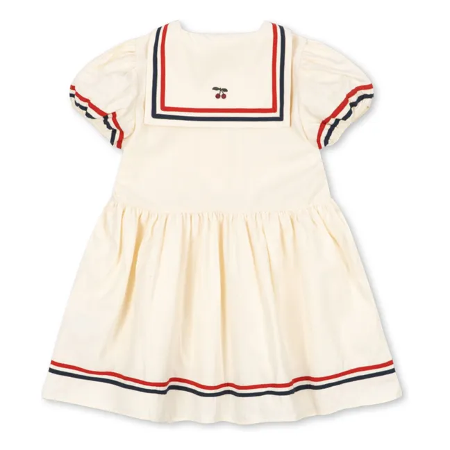 Allie organic cotton dress | Ecru