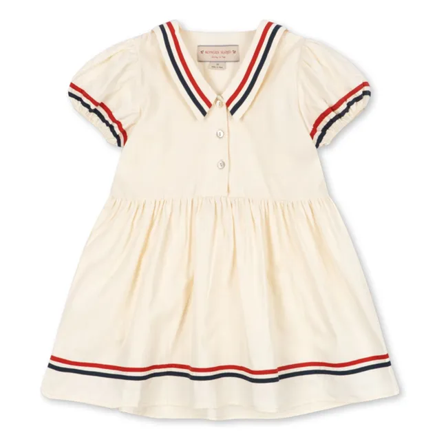 Vestido Allie de algodón orgánico | Crudo