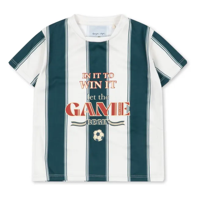 Act striped T-shirt Recycled fibers | Green