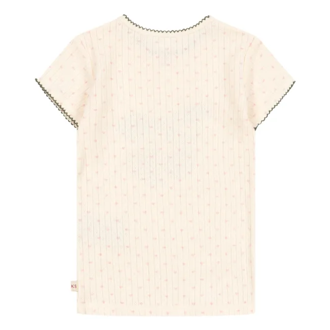 Minnie Cherry organic cotton T-shirt | Ecru