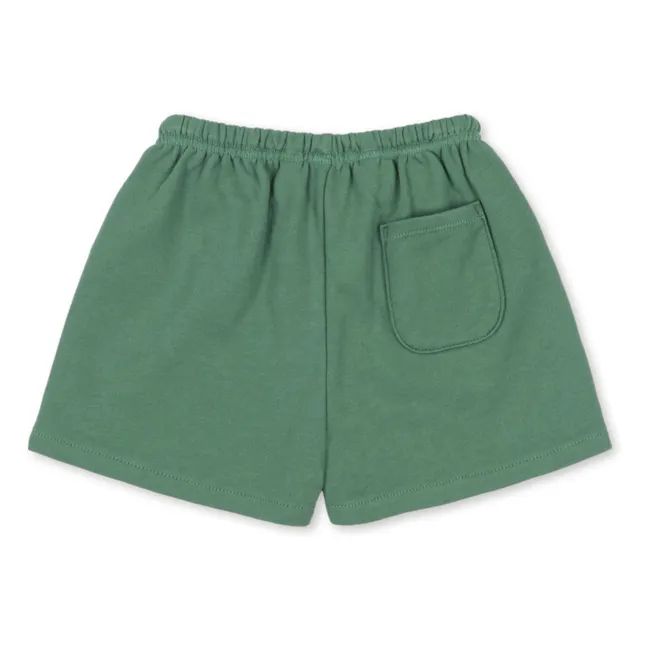Bermudas de algodón Spotty Uni | Verde
