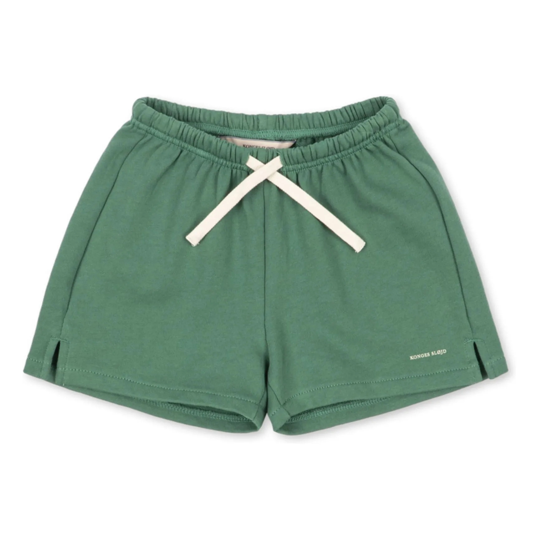 Konges Sløjd Green Spotty Sweat Shorts Organic Cotton Uni