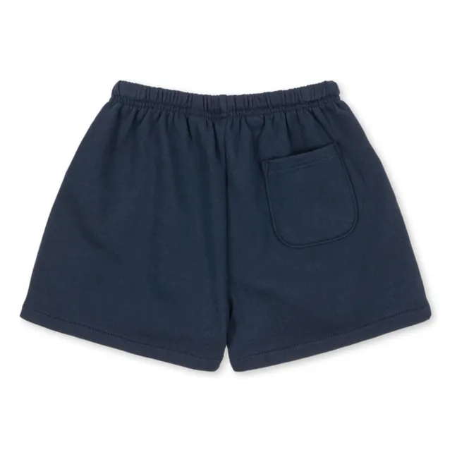 Bermudas de algodón Spotty Uni | Azul oscuro