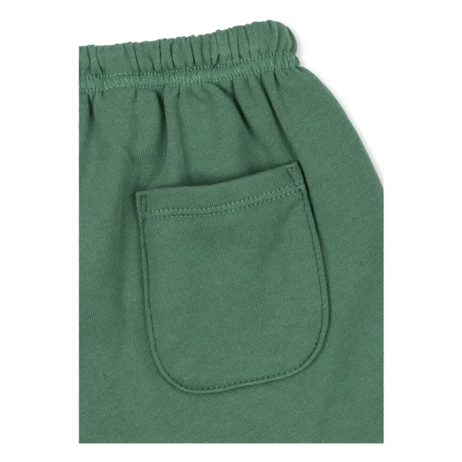 Bermudas de algodón Spotty Uni | Verde