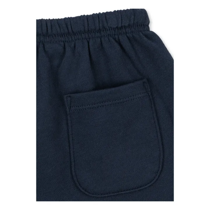 Bermudas de algodón Spotty Uni | Azul oscuro- Imagen del producto n°2