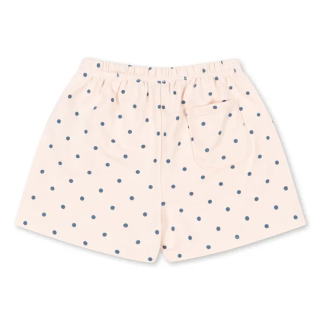Pantalones cortos de algodón orgánico Spotty Dots | Rosa Pálido