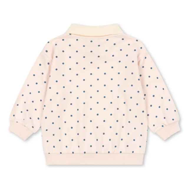 Polo de lunares Dots Algodón orgánico | Rosa Pálido