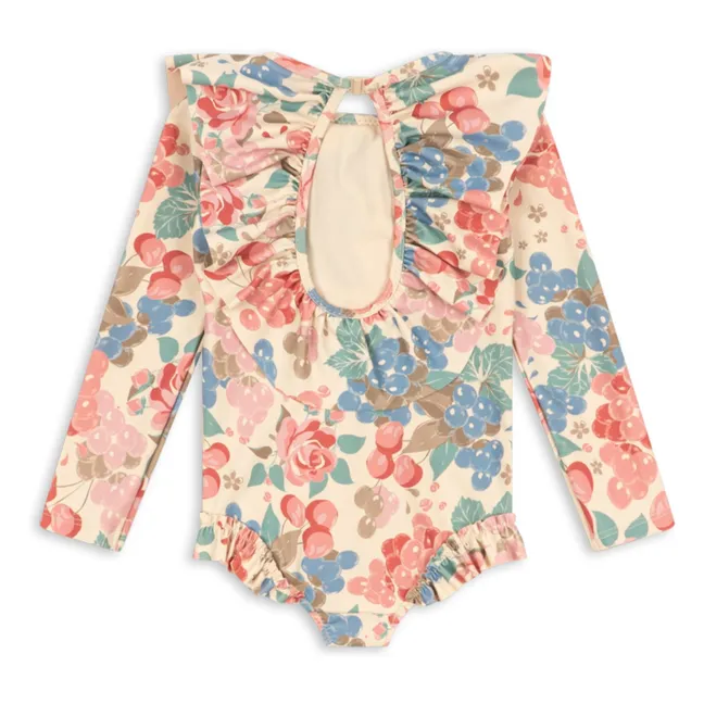 Maillot de Bain Manches Longues Manuca Fibres Recyclées | Beige