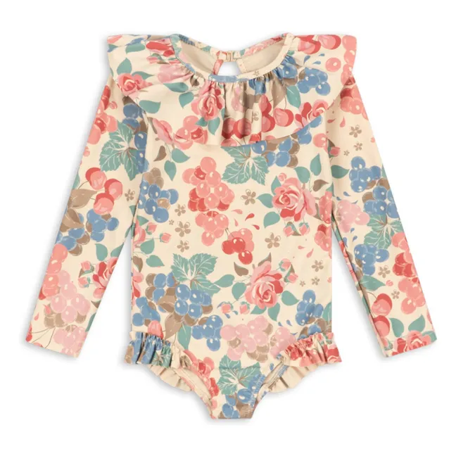 Manuca Long Sleeve Swimsuit Recycled Fibers | Beige