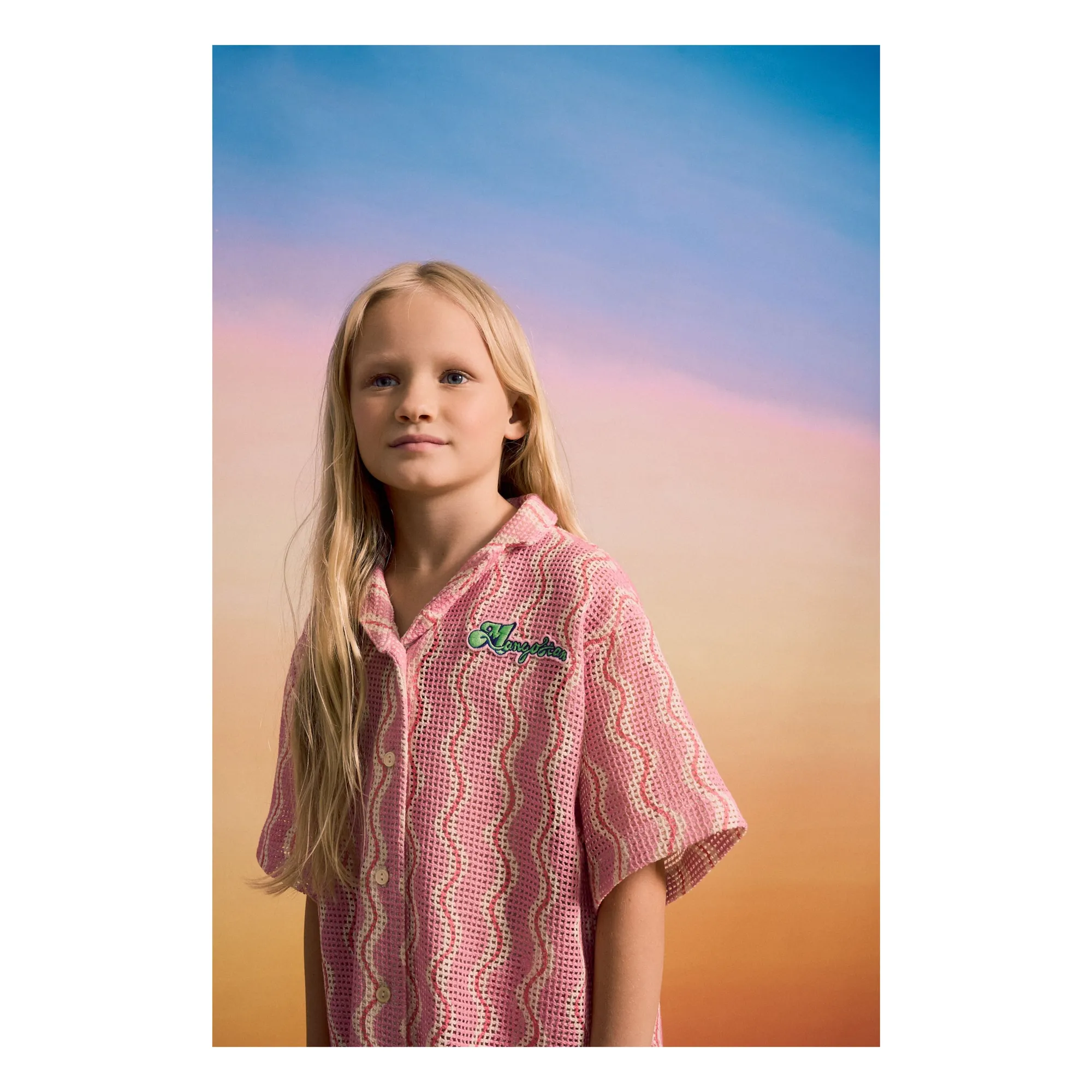 Chemise Vagues Crochet | Rose- Image produit n°4