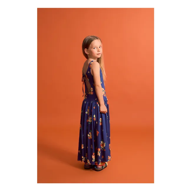 Vestido floral | Azul