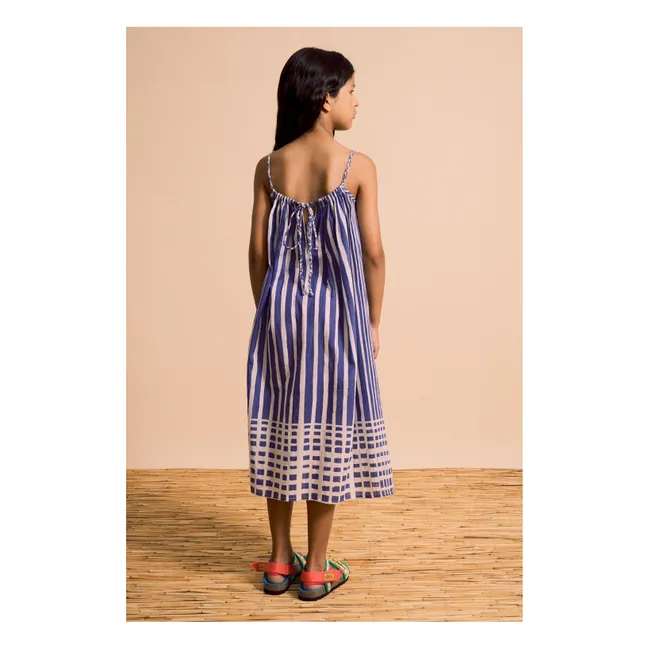 Robe Rayée | Bleu