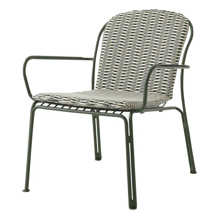 Chaise lounge avec accoudoirs Thorvald SC101, Space Copenhagen | Vert foncé- Image produit n°4