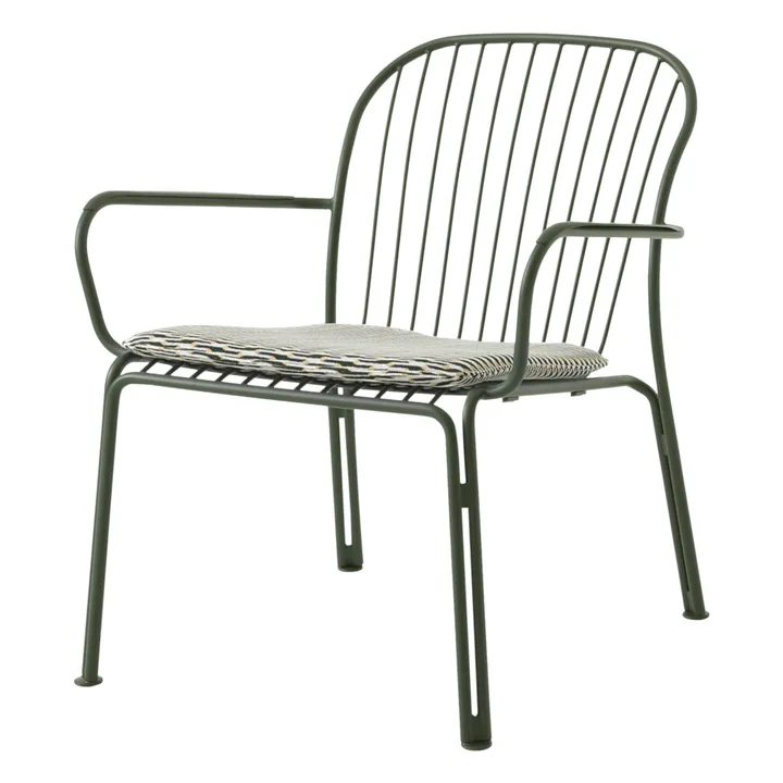 Chaise lounge avec accoudoirs Thorvald SC101, Space Copenhagen | Vert foncé- Image produit n°3