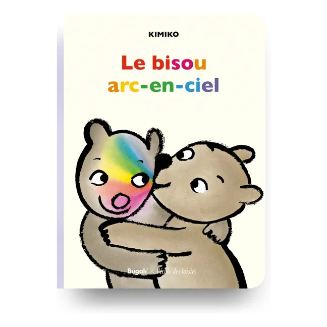 Livre Le bisou arc-en-ciel (Bugali x L'école des loisirs)