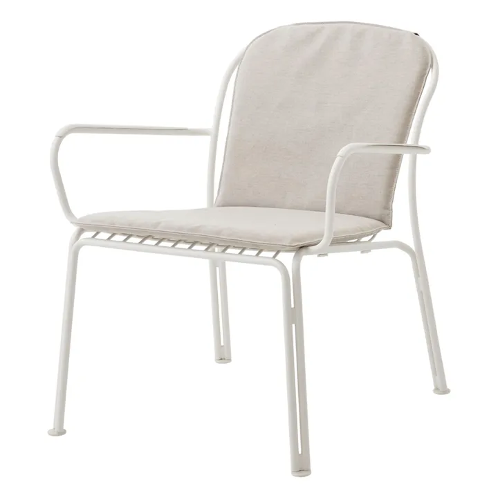 Chaise lounge avec accoudoirs Thorvald SC101, Space Copenhagen | Ivoire- Image produit n°4