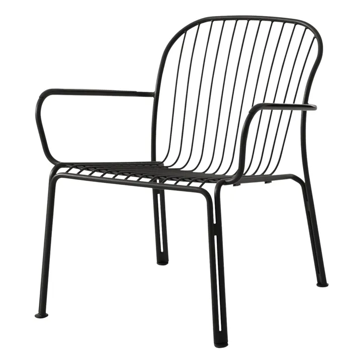 Chaise lounge avec accoudoirs Thorvald SC101, Space Copenhagen | Noir- Image produit n°0