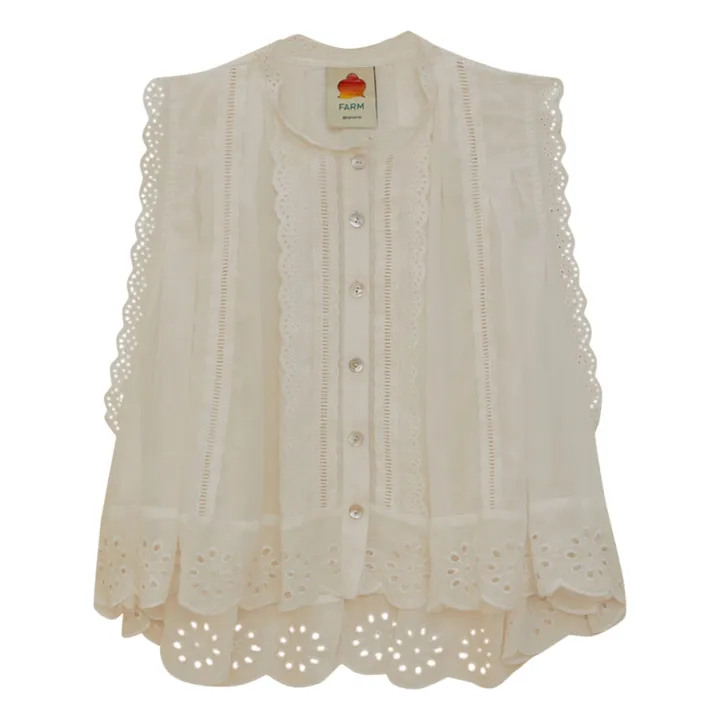 Blouse Dentelle | Blanc- Image produit n°0