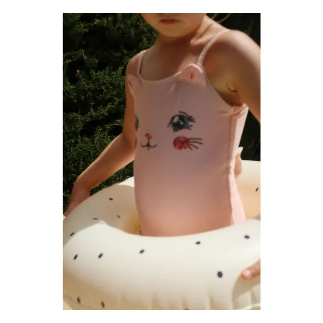 Boya hinchable Navy Dots | Beige