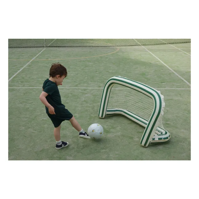 Portería de fútbol hinchable | Verde