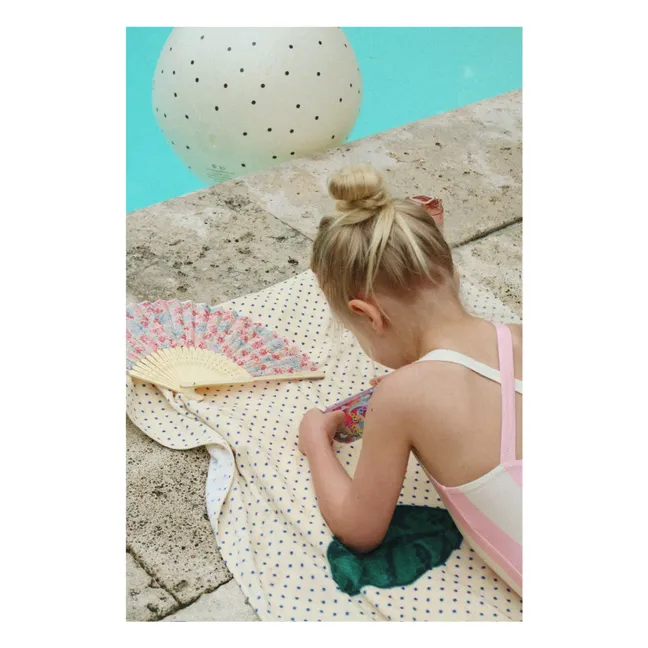 Toalla de playa cereza | Beige