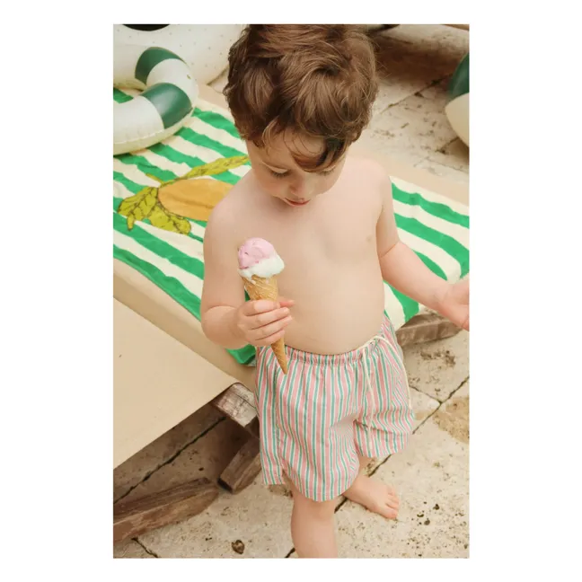 Toalla de playa de limón | Verde