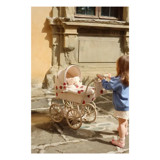 Cochecito para la muñeca Minnie Strawberry | Beige