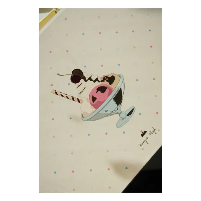 Fruity small storage cases | Beige