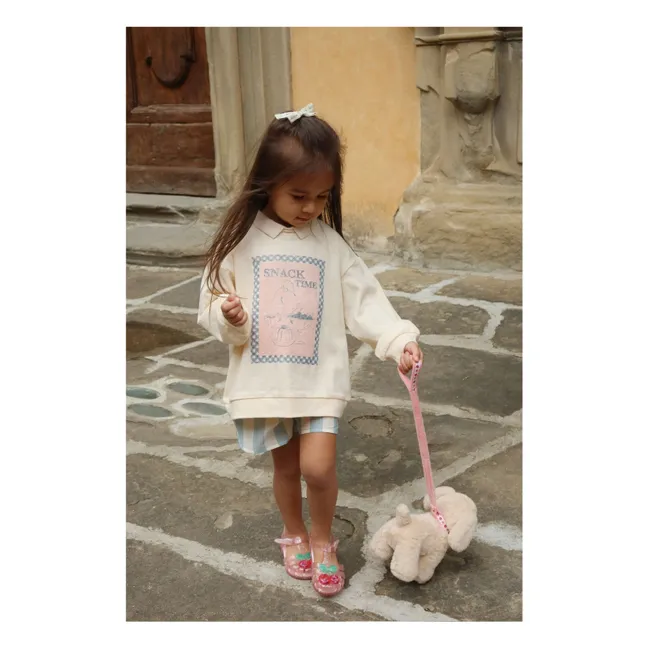 Peluche de cachorro con cesta