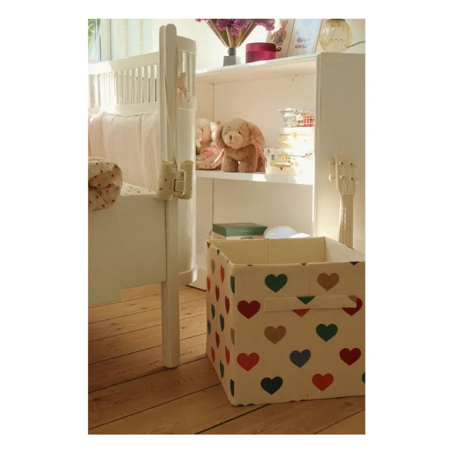 Paniers de rangement Cœurs - Set de 2 | Rose