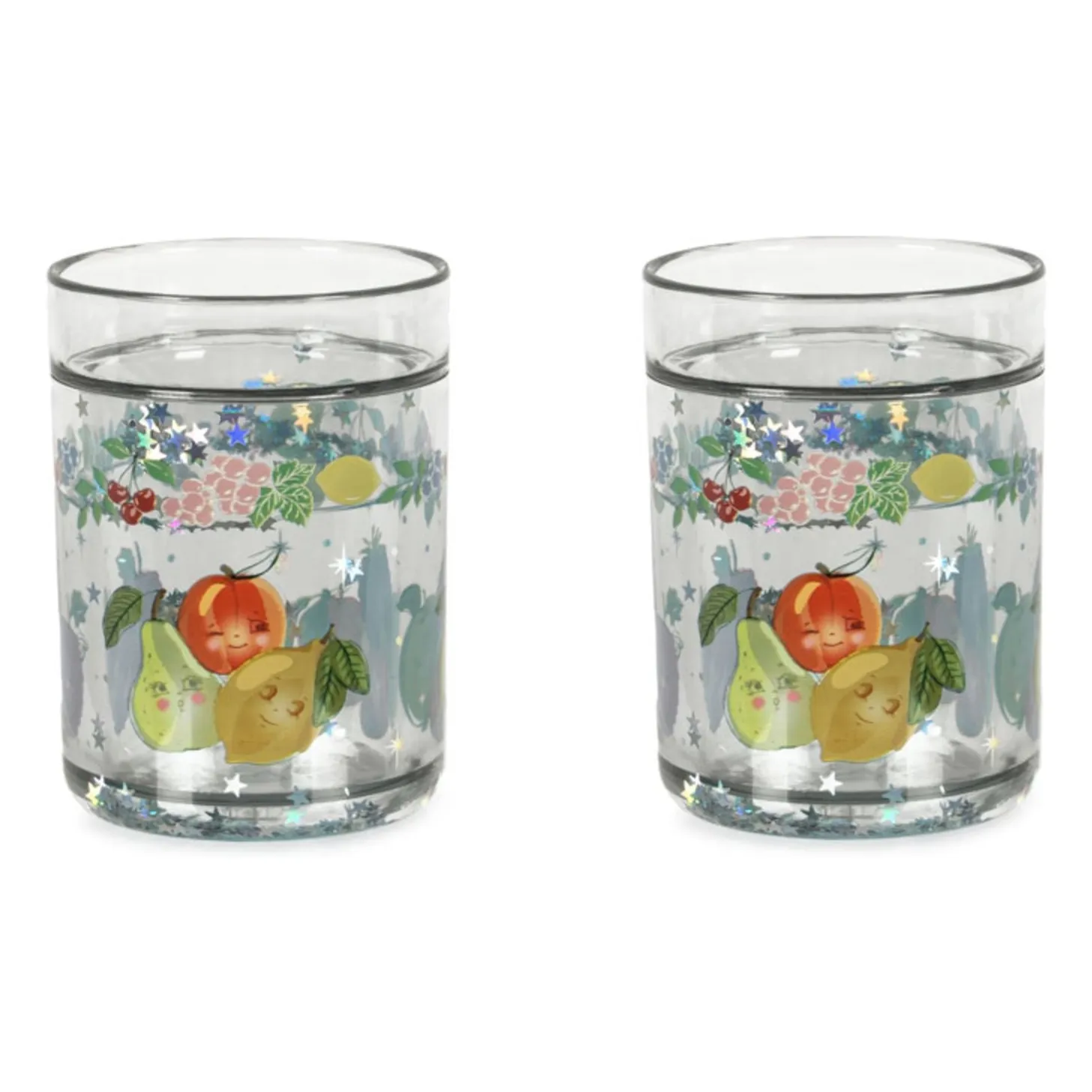 Gobelets glitter Fruity - Set de 2- Image produit n°0