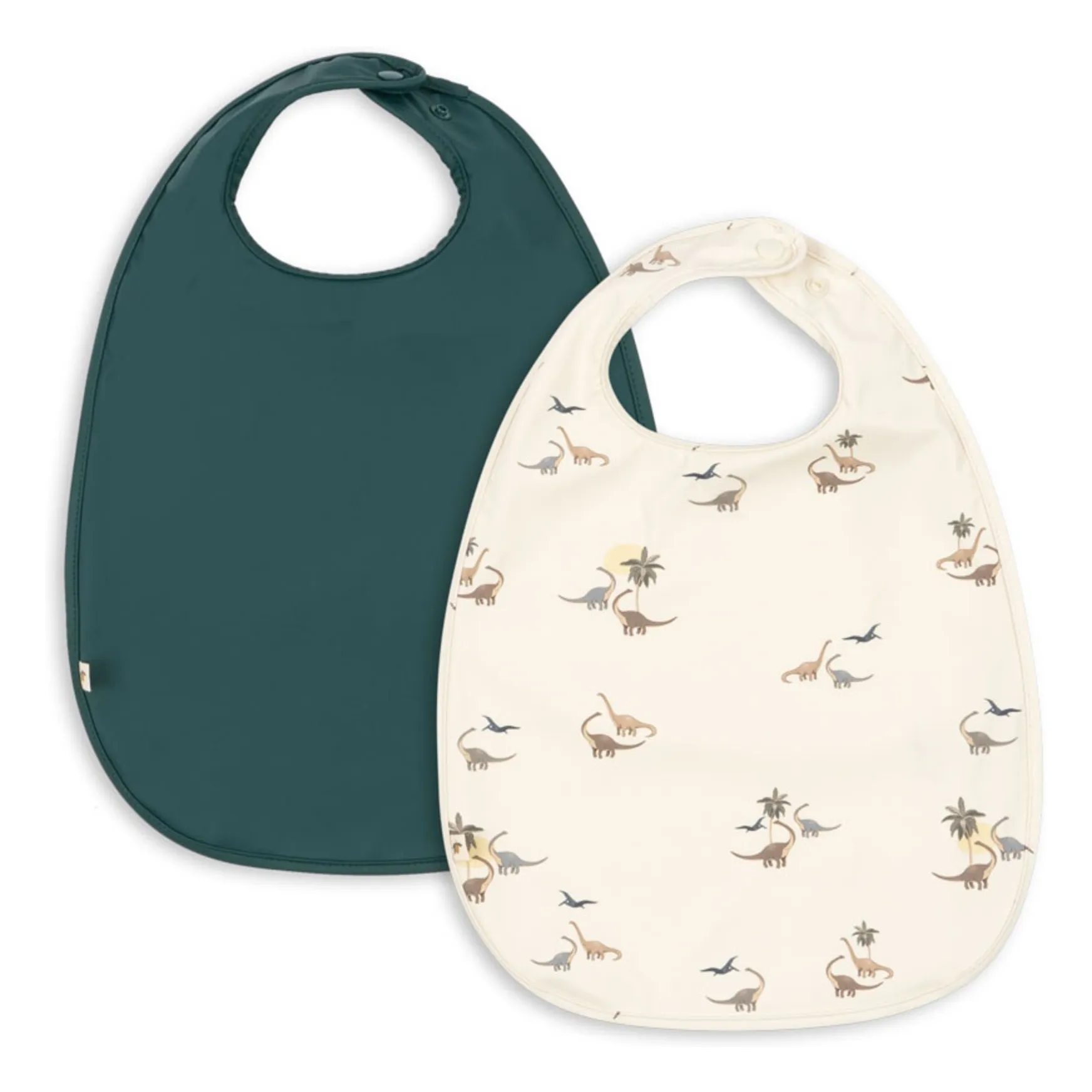 Konges Sløjd Green Kubi Bibs - Set Of 2