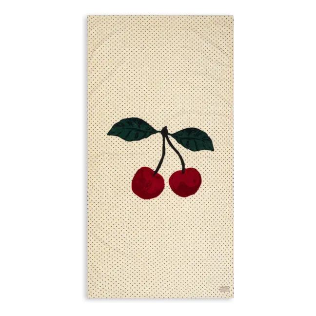Toalla de playa cereza | Beige