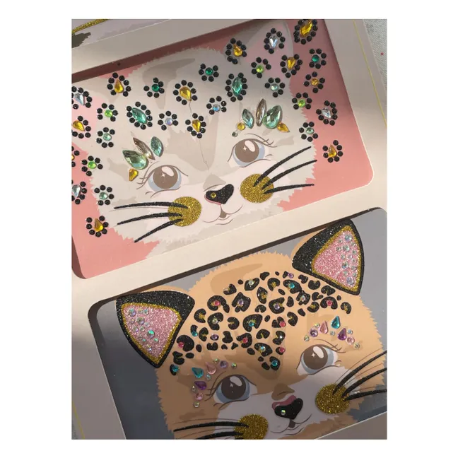 Juego de joyas faciales