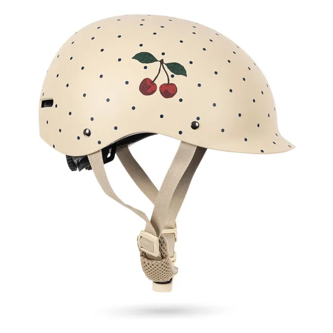 Casco para bicicleta Navy Dots | Crudo